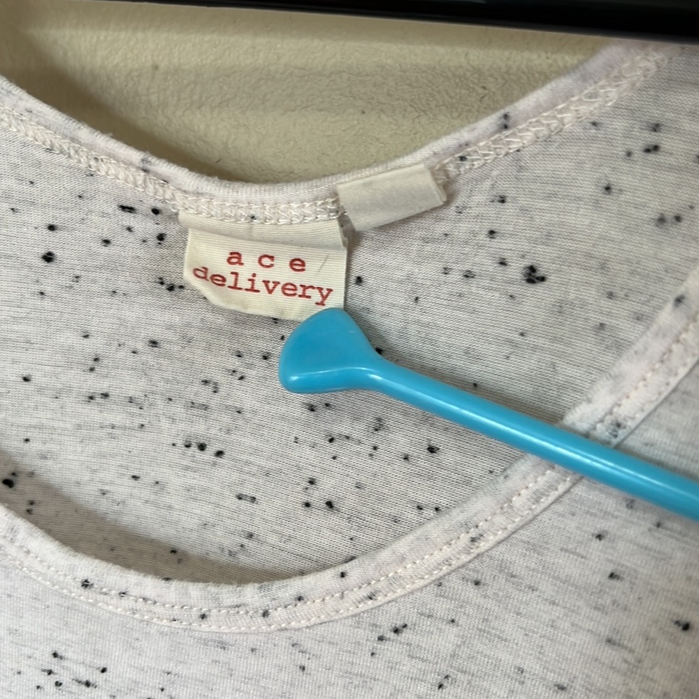 Anthropologie Ace Delivery White Giraffe Tank Top - Size Small - Picture 9 of 14